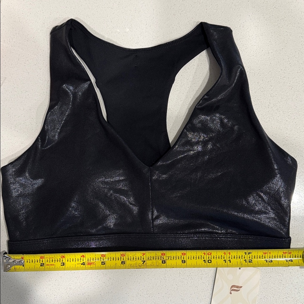 NWT Fabletics Black Women's Sports Bra Size Medium - Picture 8 of 11